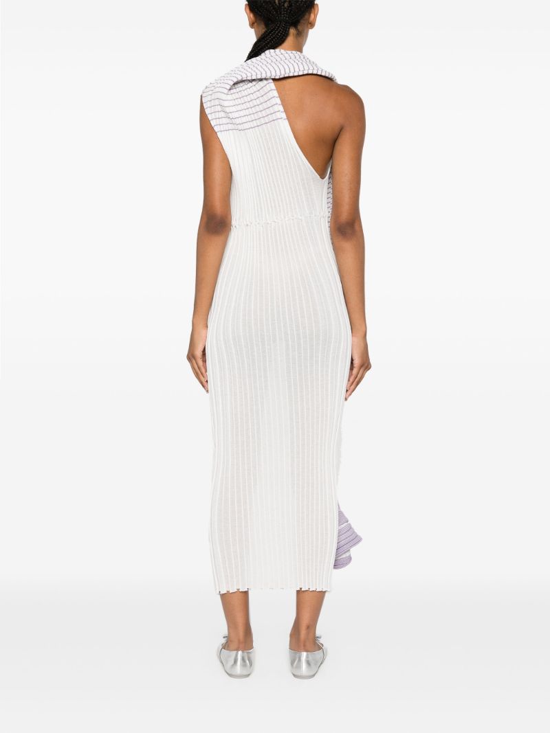 Pleated Knitted Dress