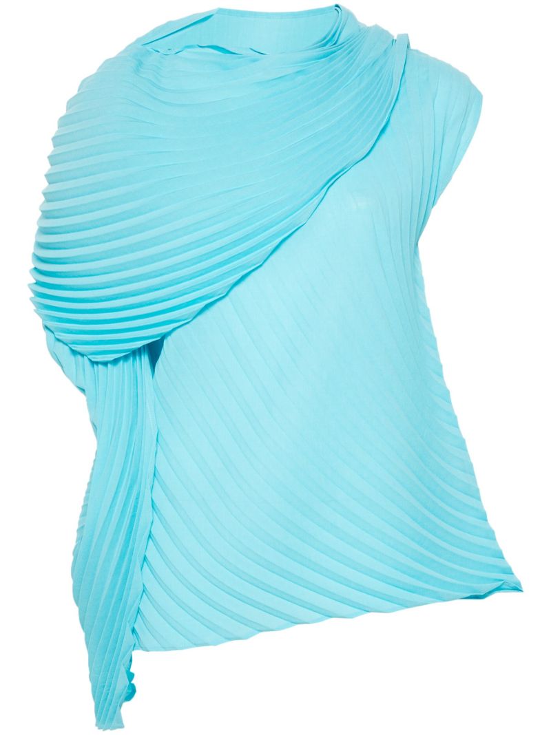 Wrapped Pleats Blouse