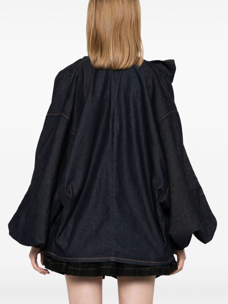 Illustration Denim Blouse