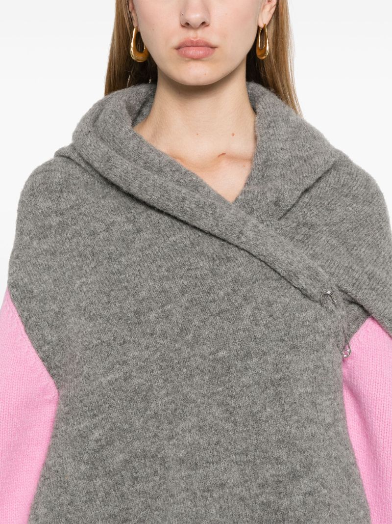 Colour-block Cardigan