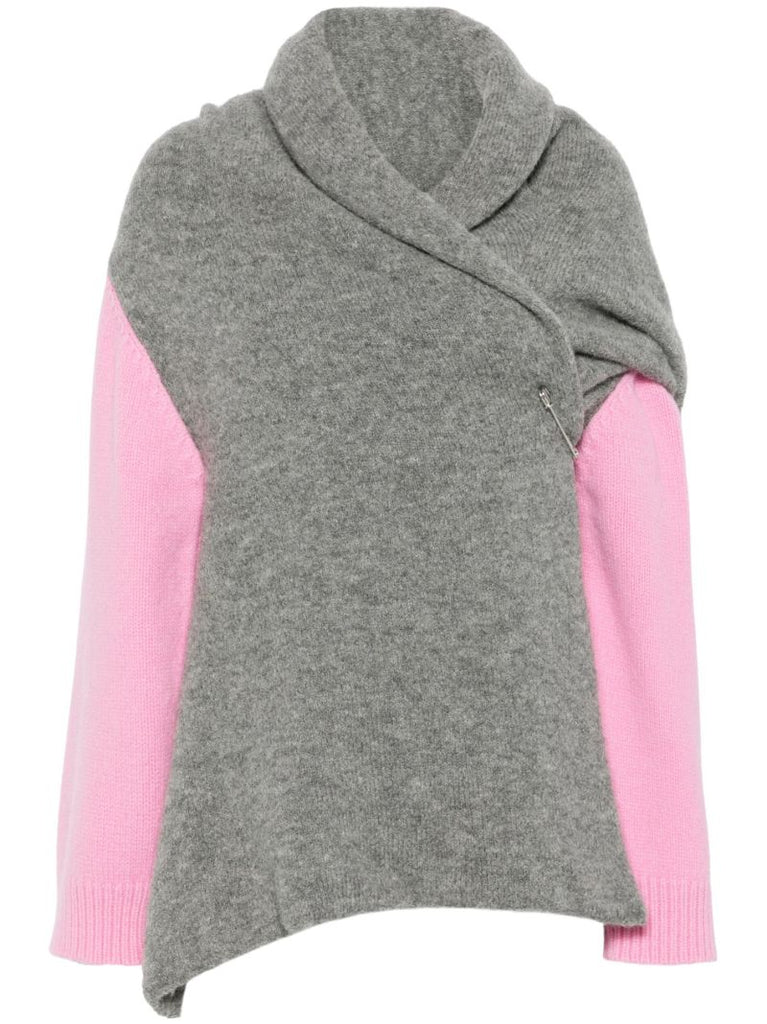 Colour-block Cardigan