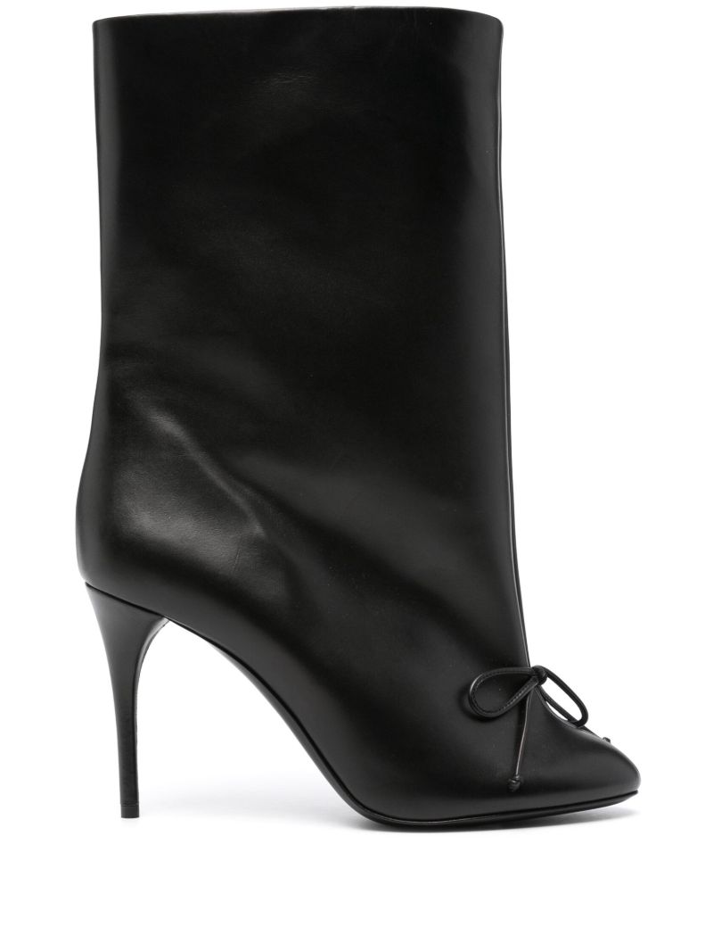 Black 90mm Decollte Boots