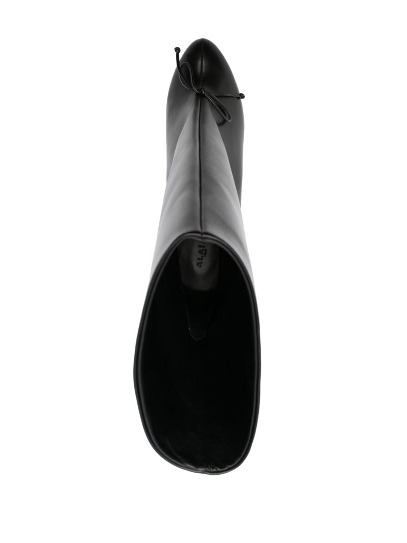 Black 90mm Decollte Boots