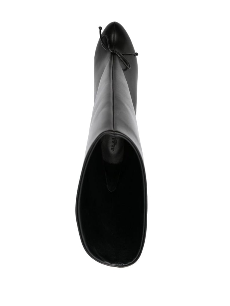 Black 90mm Decollte Boots