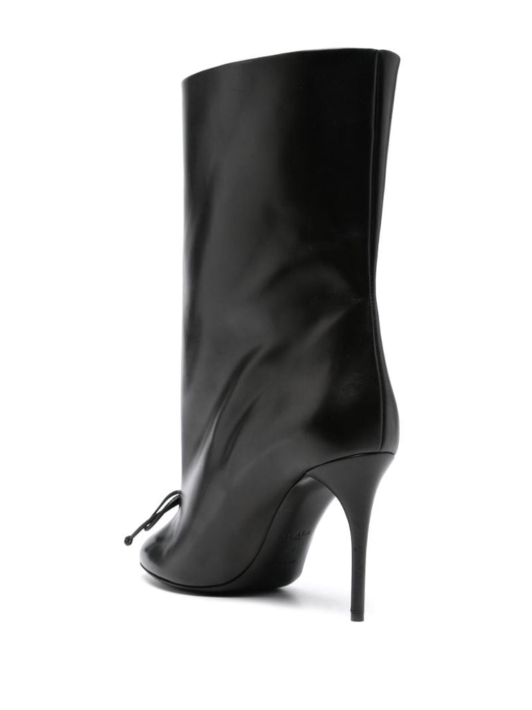 Black 90mm Decollte Boots