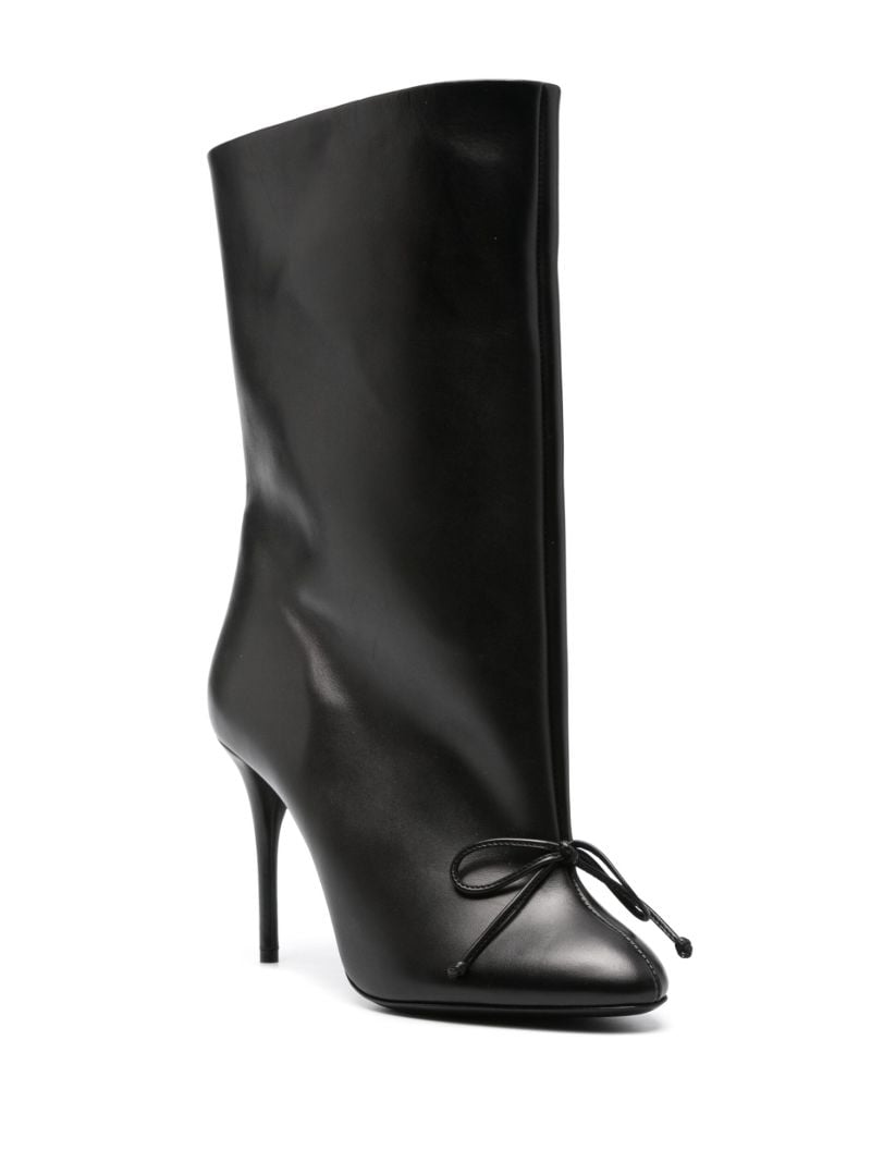 Black 90mm Decollte Boots