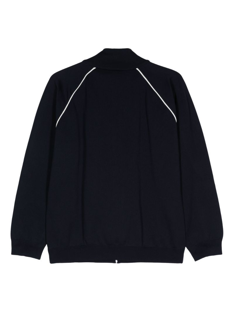 Black Logo-embroidered Track Jacket