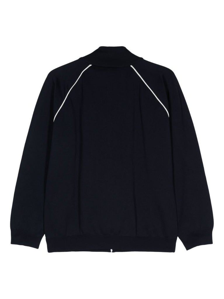 Black Logo-embroidered Track Jacket