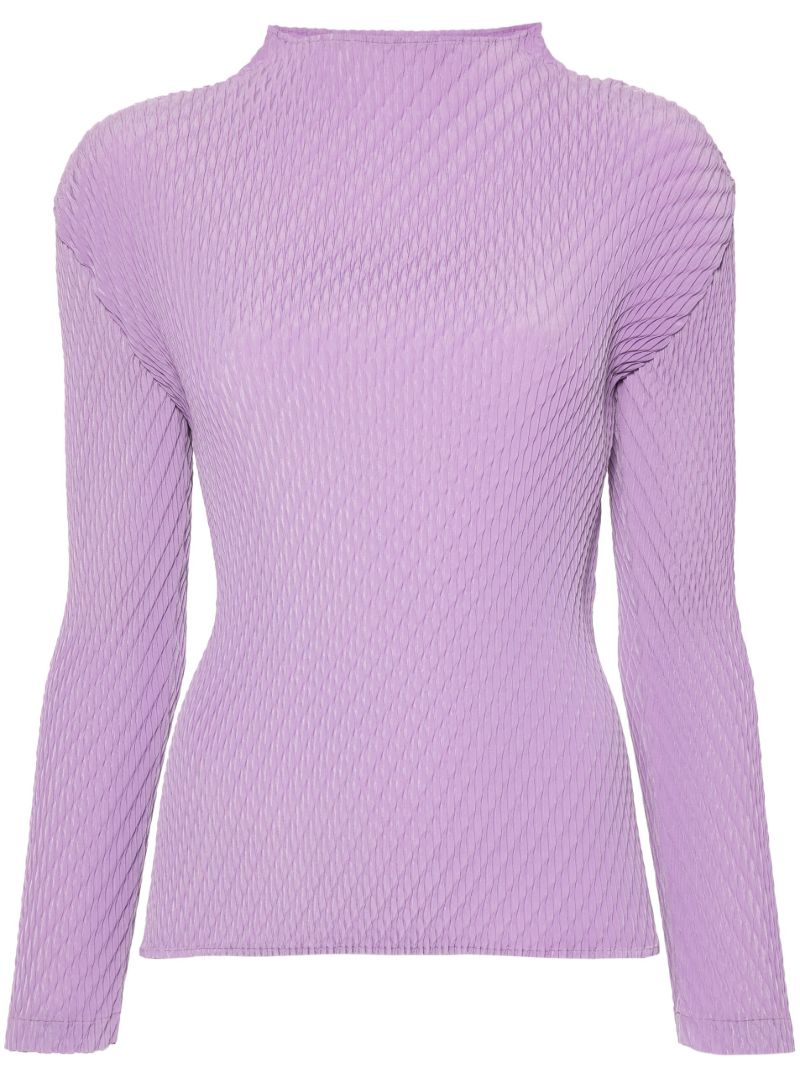 Orbicular Pleats Blouse
