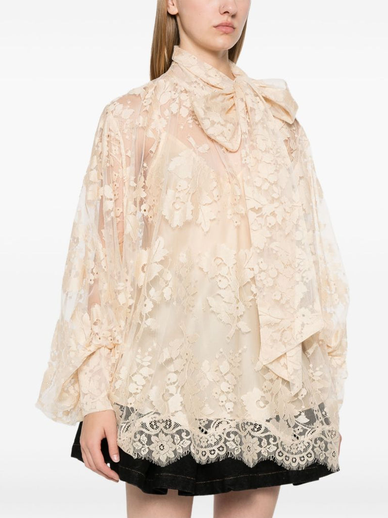 Illustration Lace Blouse