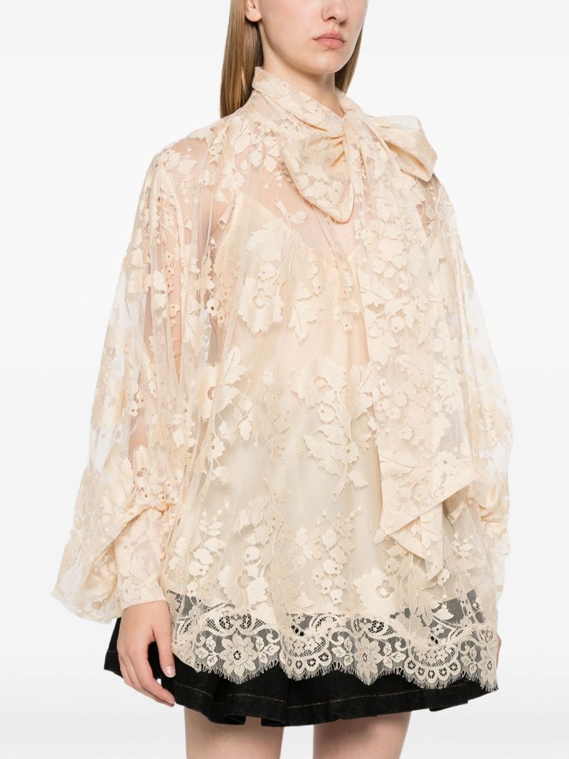 Illustration Lace Blouse