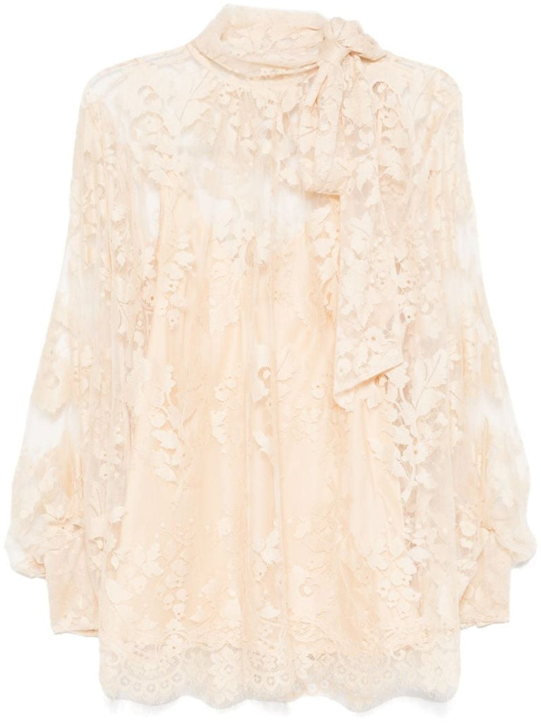 Illustration Lace Blouse