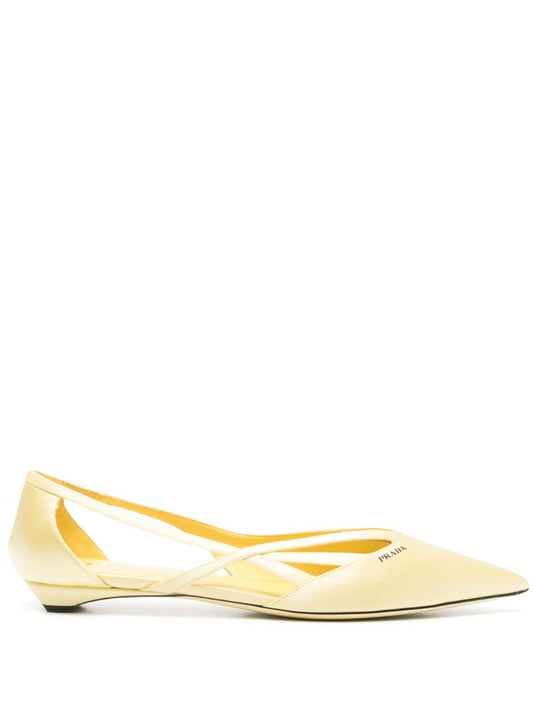 Cut-out Ballerina Shoes