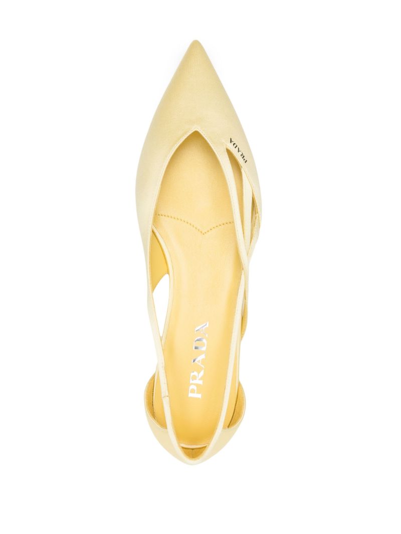 Cut-out Ballerina Shoes