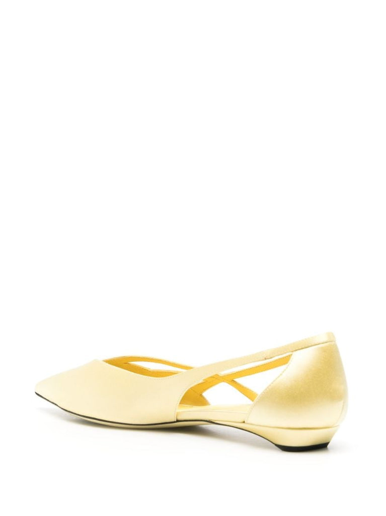Cut-out Ballerina Shoes