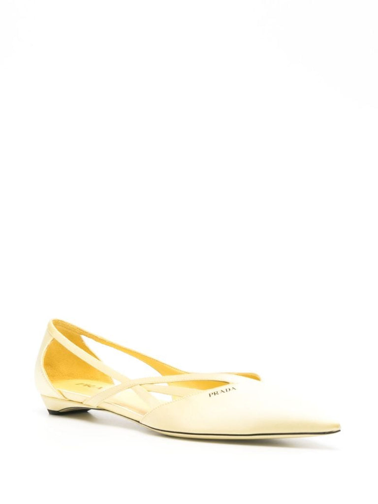 Cut-out Ballerina Shoes