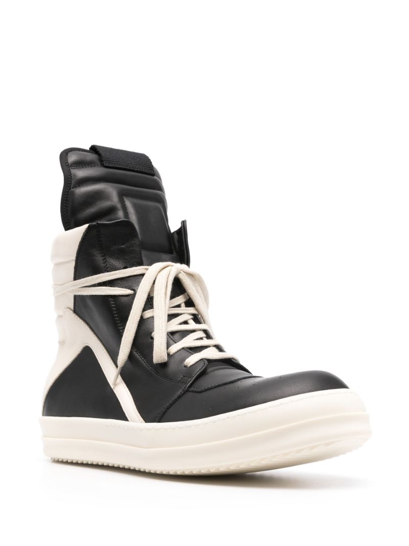 Black Geobasket High Top Sneakers