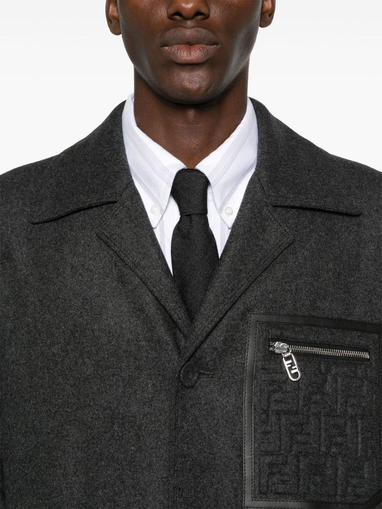 Ff Single-breasted Coat