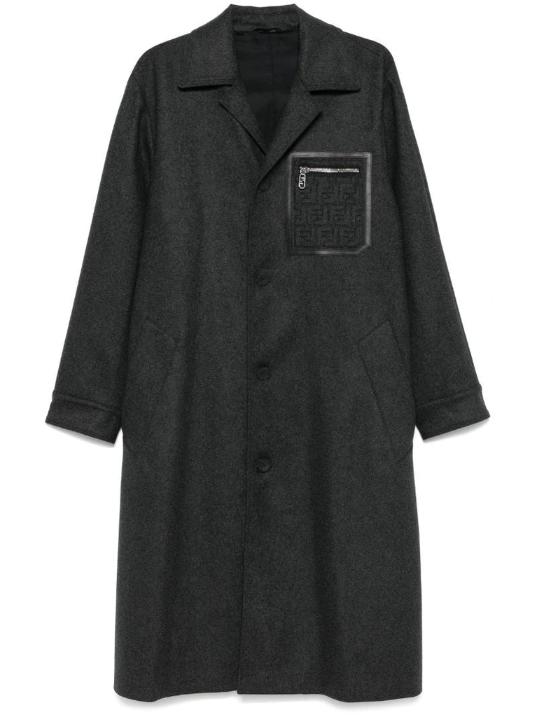 Ff Single-breasted Coat
