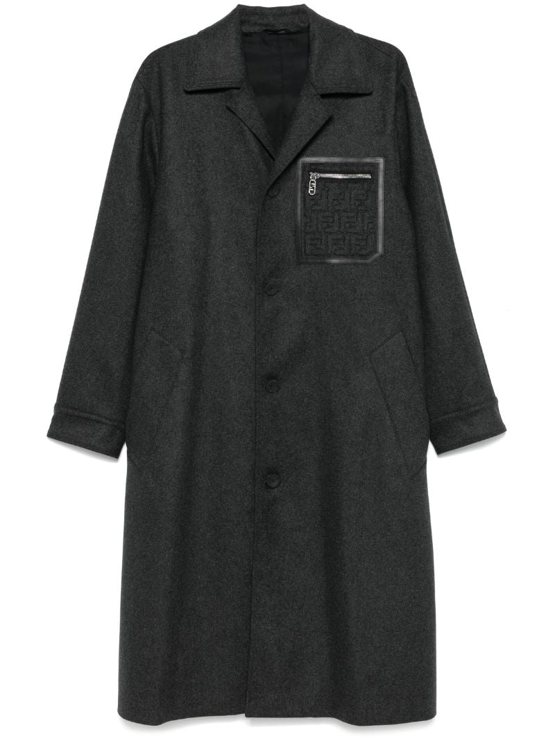 Ff Single-breasted Coat