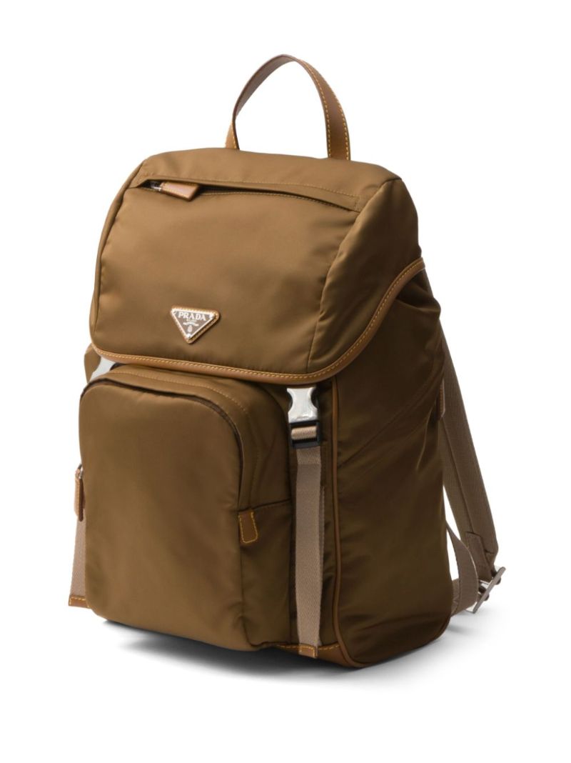 Brown Re-nylon Backpack