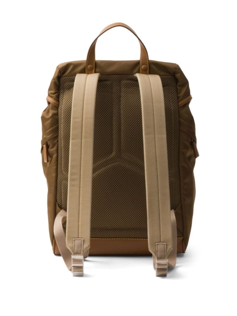 Brown Re-nylon Backpack