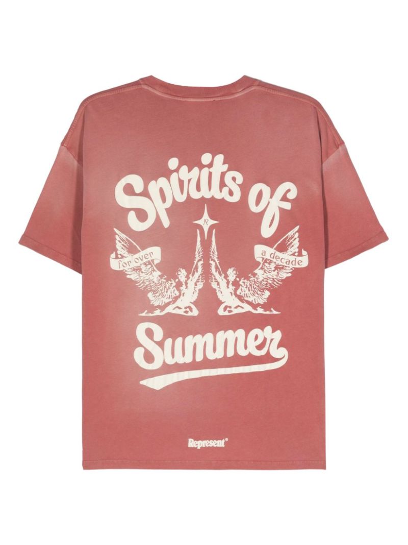 Red Spirits of Summer Cotton T-shirt
