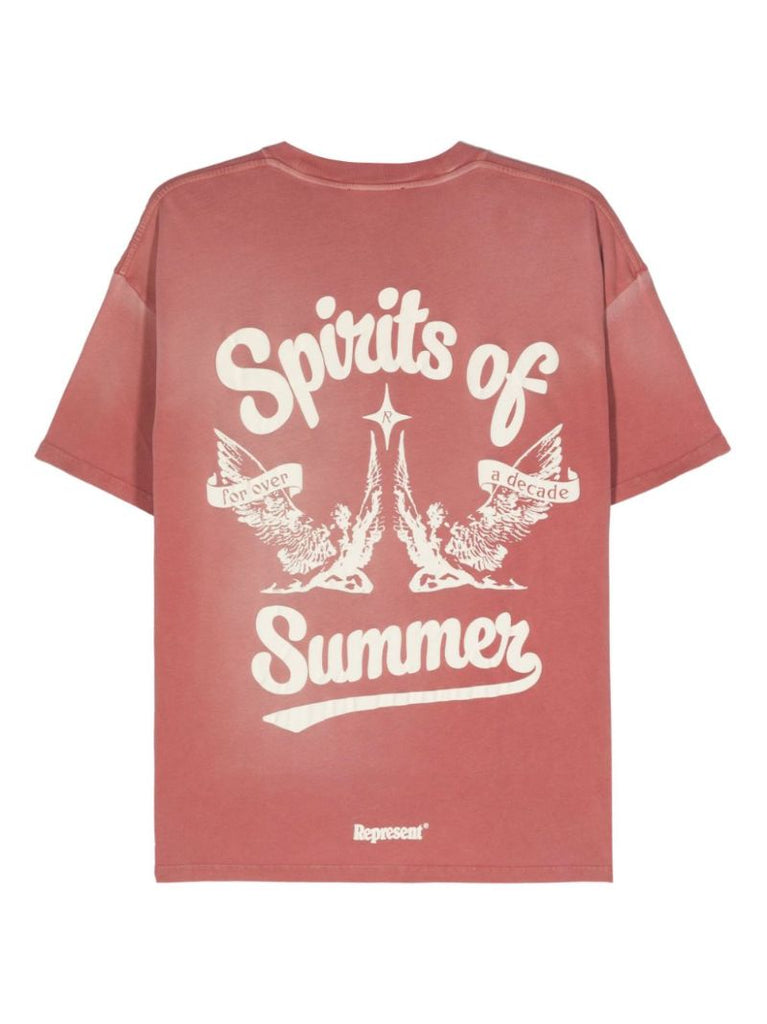 Red Spirits of Summer Cotton T-shirt