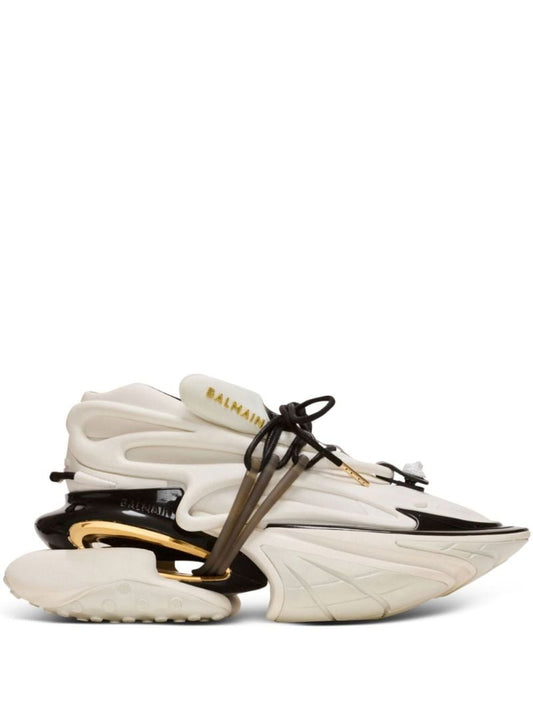 White Unicorn Low-top Neoprene Sneakers