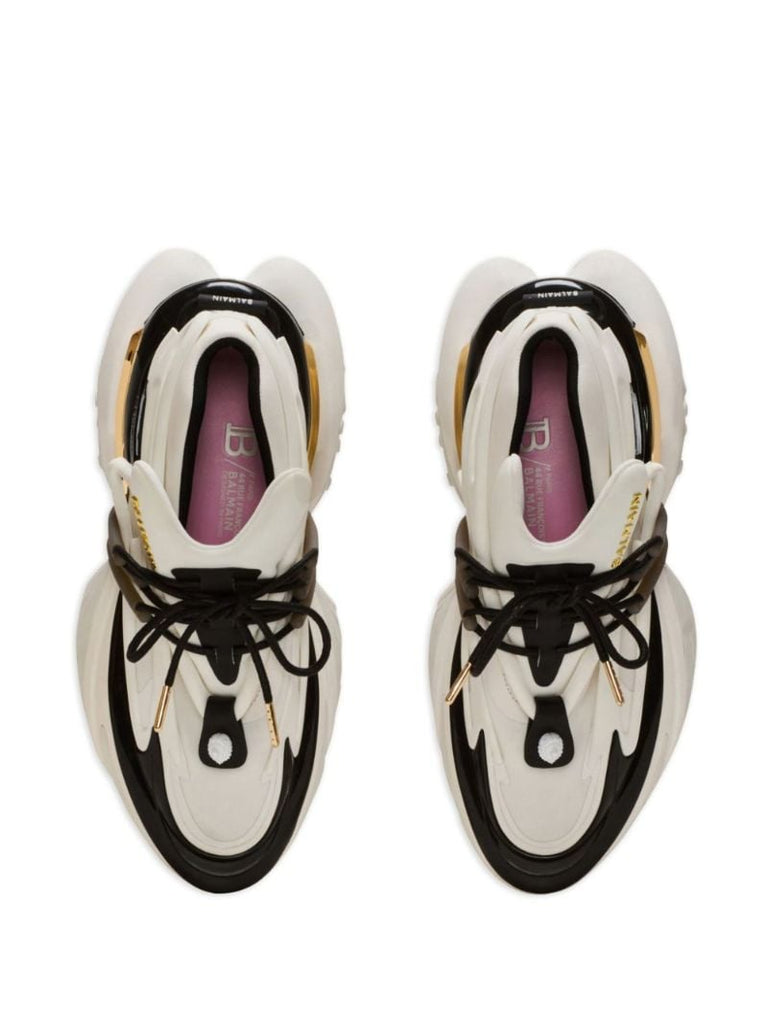White Unicorn Low-top Neoprene Sneakers