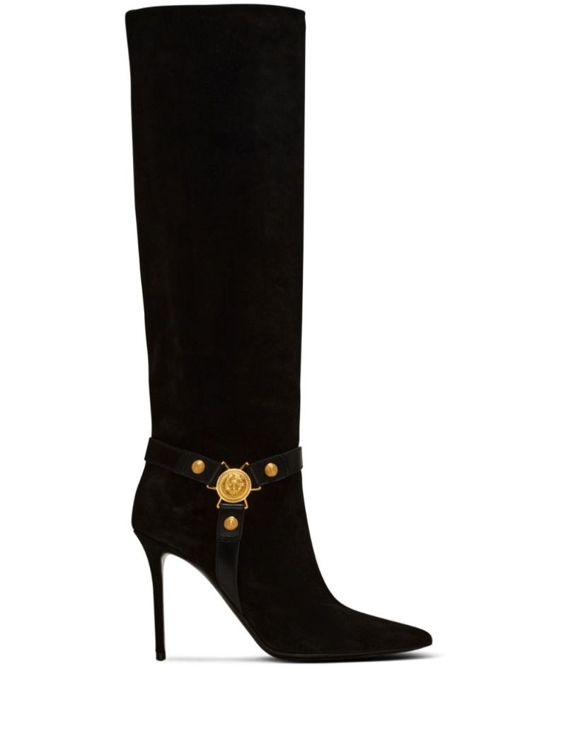 Black Eva 95 Suede Boots
