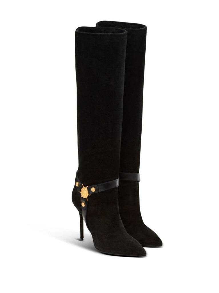 Black Eva 95 Suede Boots
