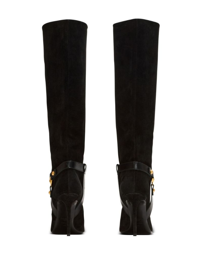Black Eva 95 Suede Boots