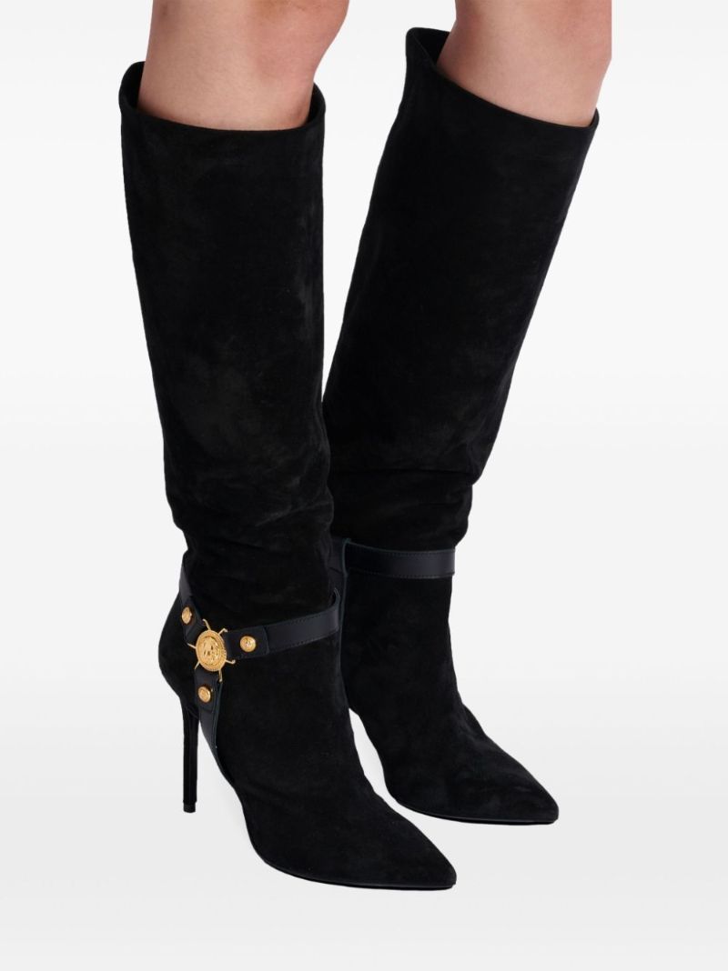 Black Eva 95 Suede Boots