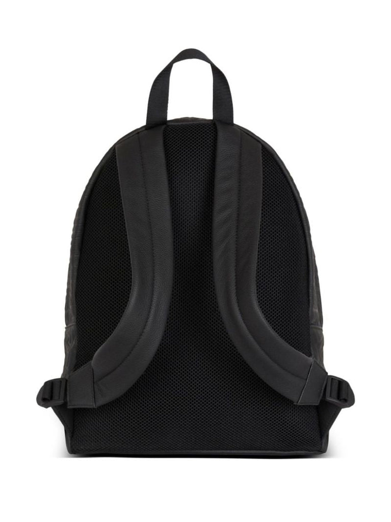 Black Pb Labyrinth Leather Backpack