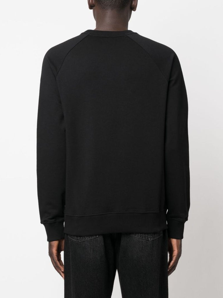Black Logo Print Sweatshirt
