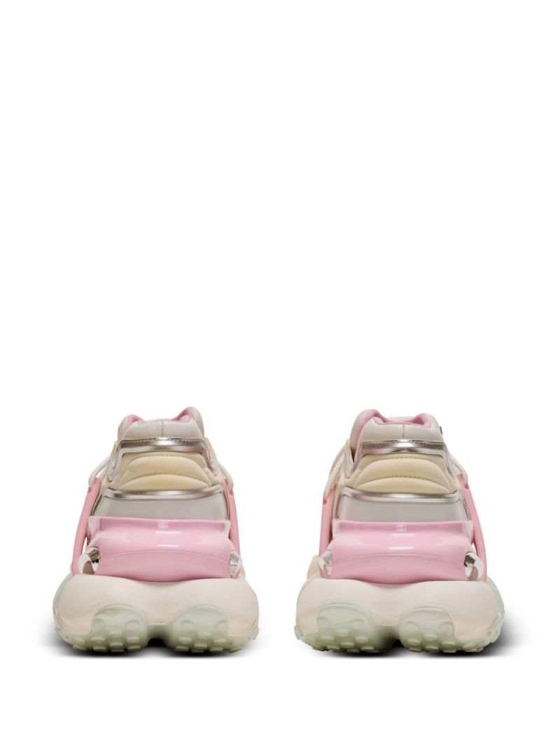 Neutral Unicorn Panelled Sneakers