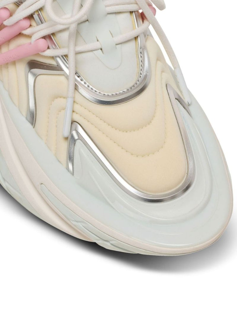 Neutral Unicorn Panelled Sneakers