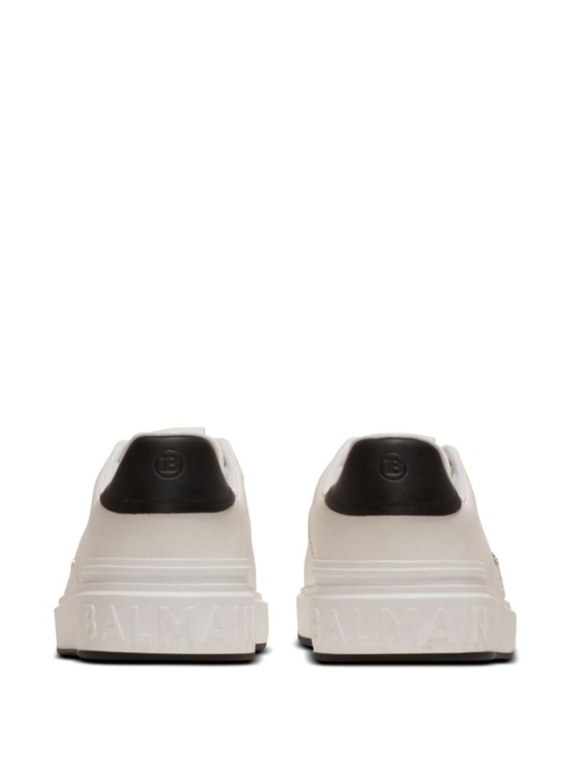 White B-court Leather Sneakers
