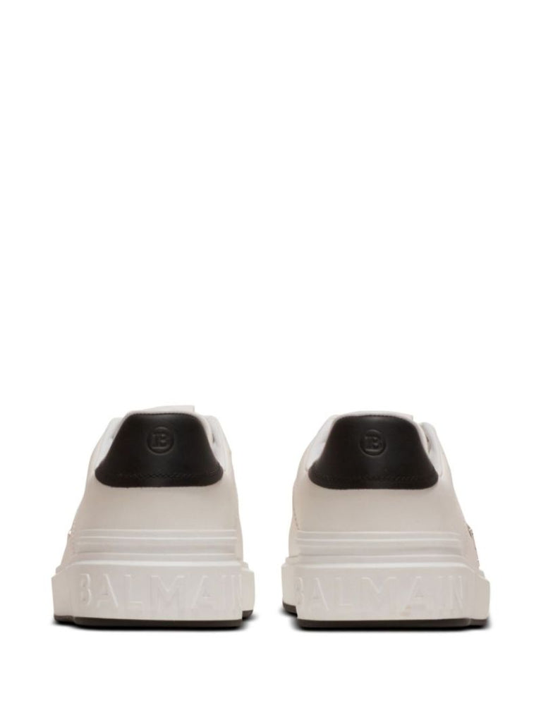 White B-court Leather Sneakers