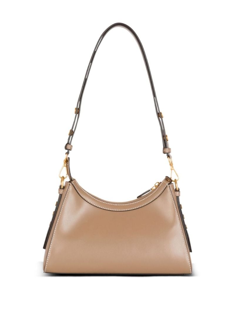 Brown B-buzz Leather Shoulder Bag