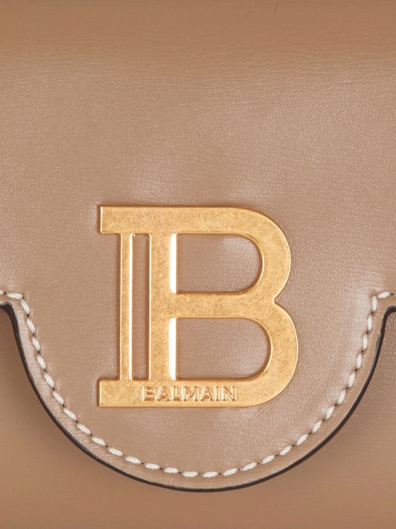 Brown B-buzz Leather Shoulder Bag