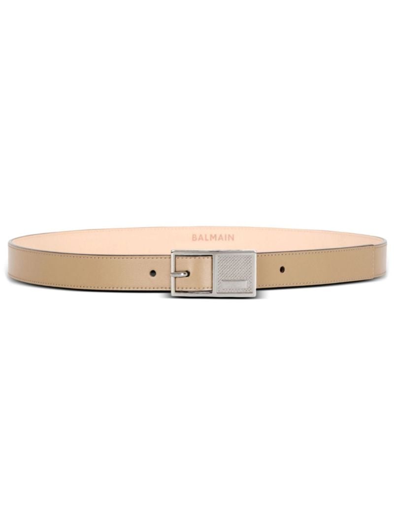 Brown Thin Signature Leather Belt