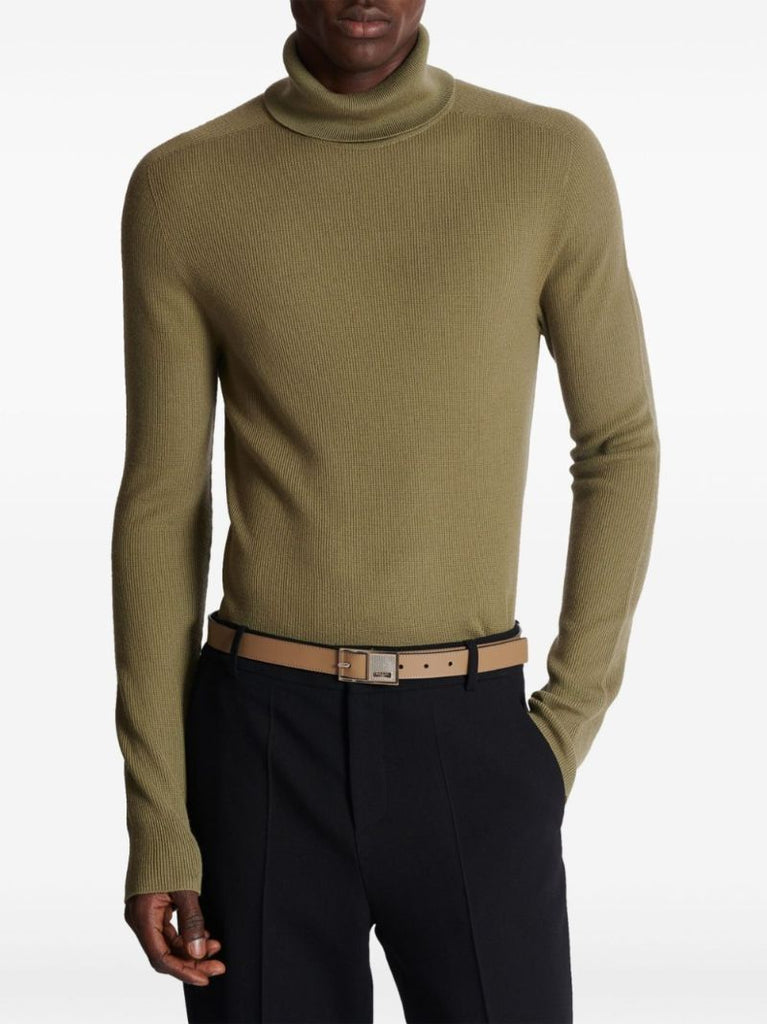 Brown Thin Signature Leather Belt