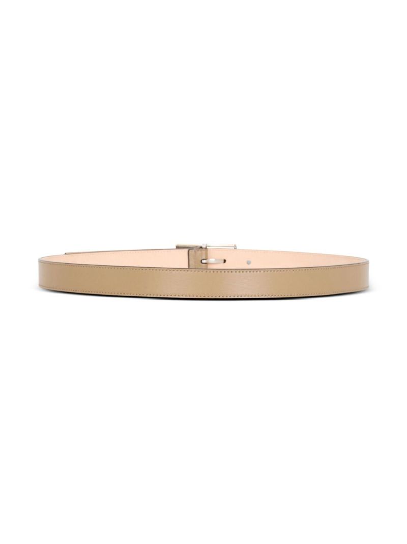 Brown Thin Signature Leather Belt