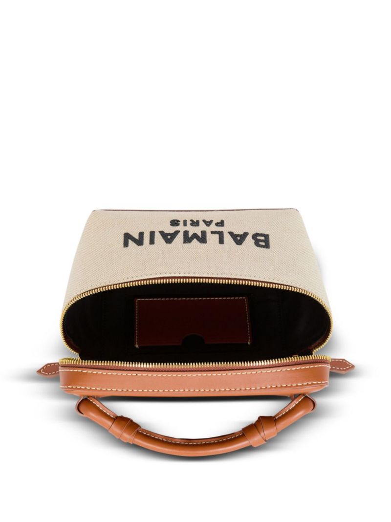 Neutral B-army Vanity Tote Bag
