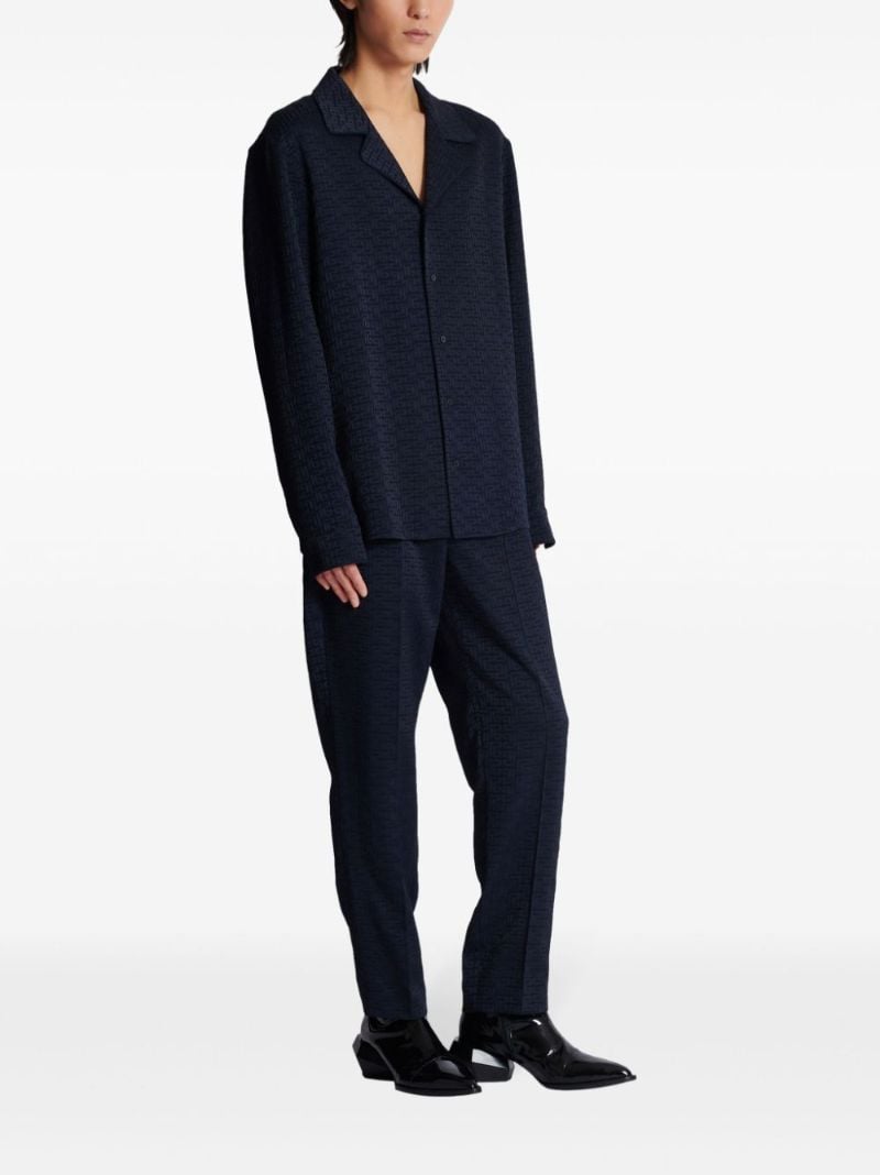 Blue Pb Labyrinth Jacquard Shirt