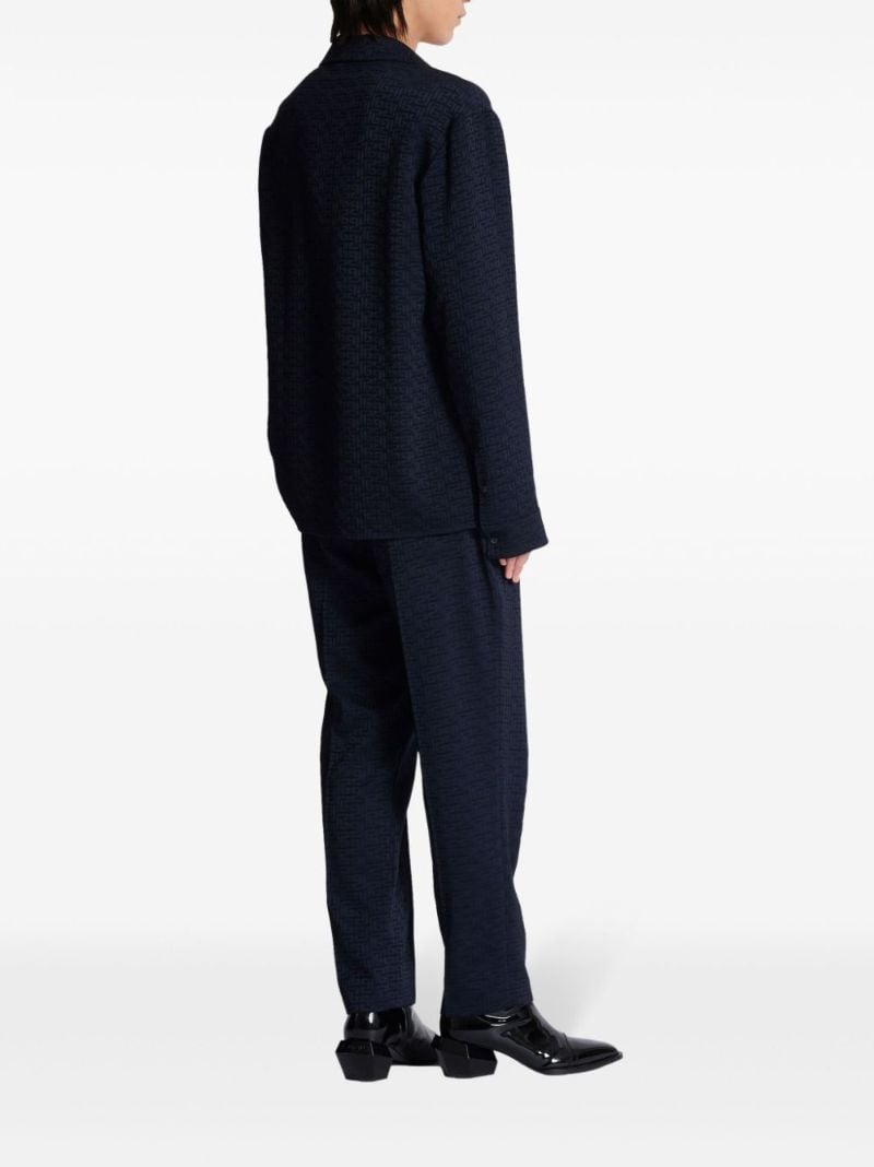 Blue Pb Labyrinth Jacquard Shirt