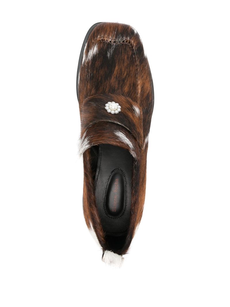 Heart-toe Platform Loafers