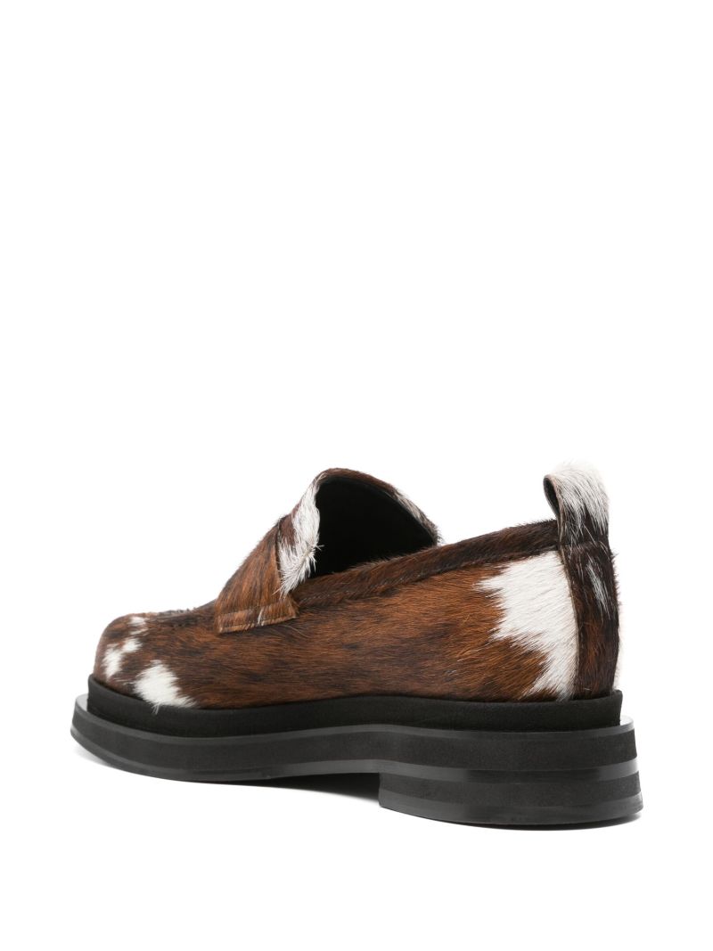Heart-toe Platform Loafers